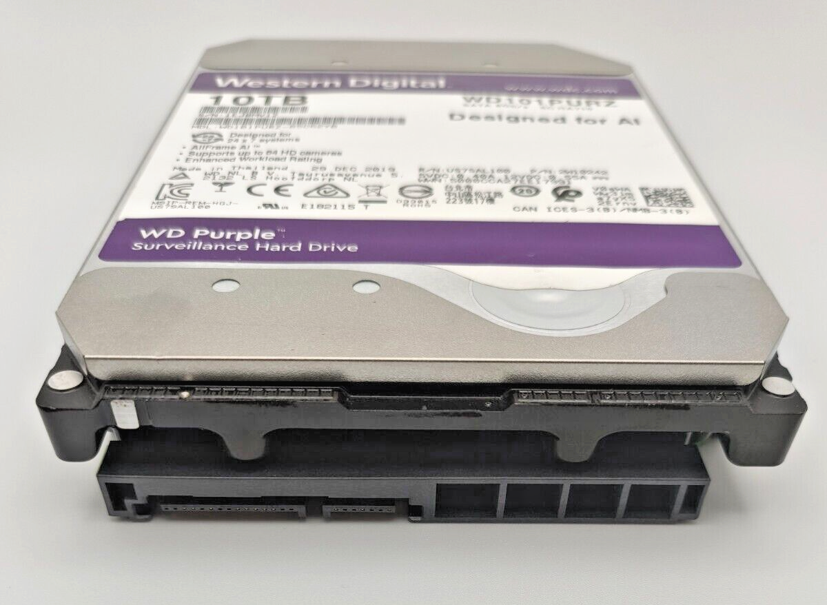 Western Digital WD101PURZ 10TB 7200RPM Cache Hard Drive