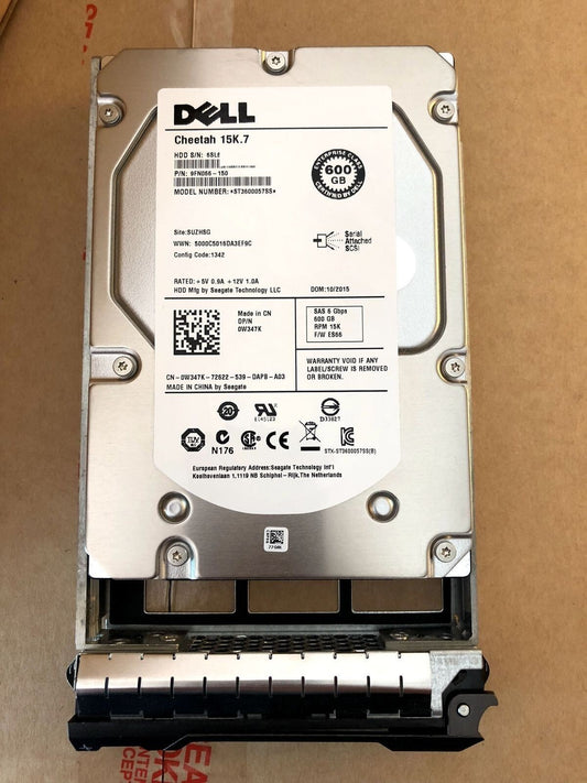 W347K Dell 600GB 15K RPM 6Gb/s 3.5" SAS SERVER HD ST3600057SS