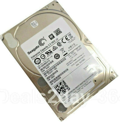 Seagate ST1000NX0313 1TB 1000GB 6GBPS SATA 2.5" 7.2K Server 128MB Hard Drive