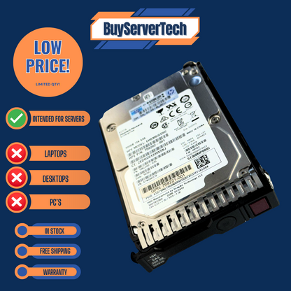 HP 652611-B21 300GB 15K 2.5" SAS 6G SFF HDD 653960-001 + Caddy G8 G9 1YR WTY
