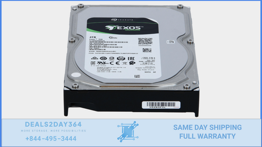 Seagate 4TB Exos 7E8 ST4000NM002A Hard Drive SATA 6Gb/s 7200 RPM