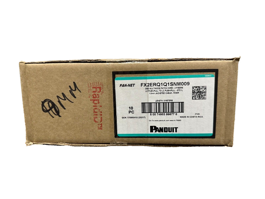 Panduit FX2ERQ1Q1SNM009 OM3 Multimode Patch Cord. 1.6mm - 10 pack