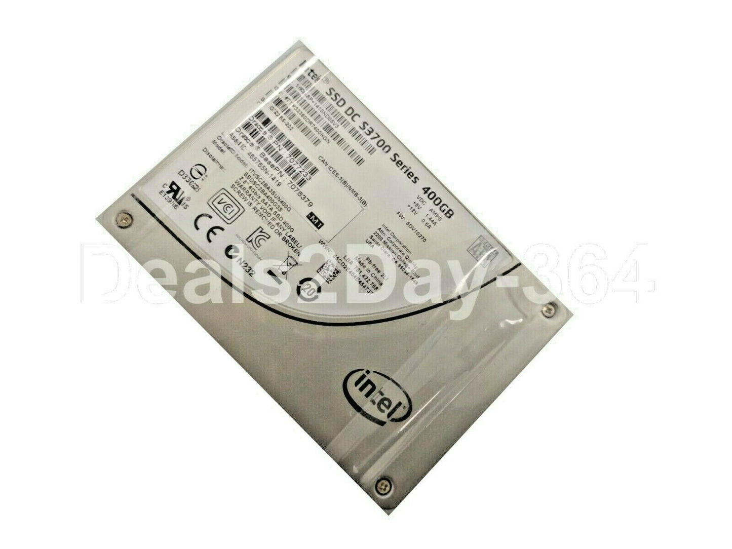 Intel DC S3700 400GB Internal 2.5" (SSDSC2BA400G3) SSD, MLC enterprise