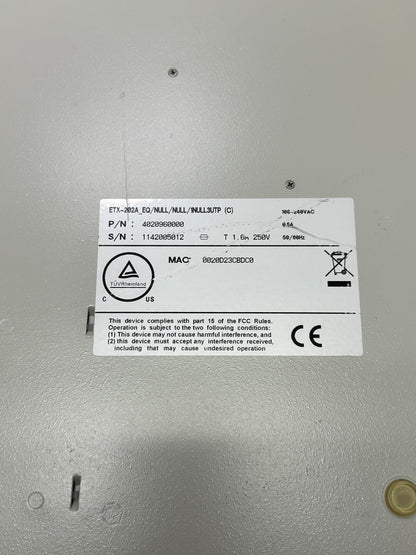 RAD RAD ETX-202A/NULL/NULL/4UTP (A) 402096000 EtherAccess