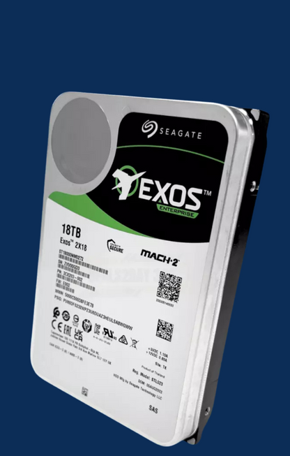 SEAGATE EXOS 2X18 ST18000NM0272 18TB 3.5 7.2K SAS-3 256MB ENTERPRISE 512/4KN H