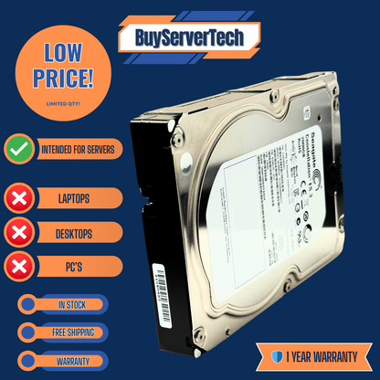 Seagate ST3000NM0023 3TB 7200RPM 6Gb/s SAS 3.5" HDD | Constellation ES.3 | 1 Yr