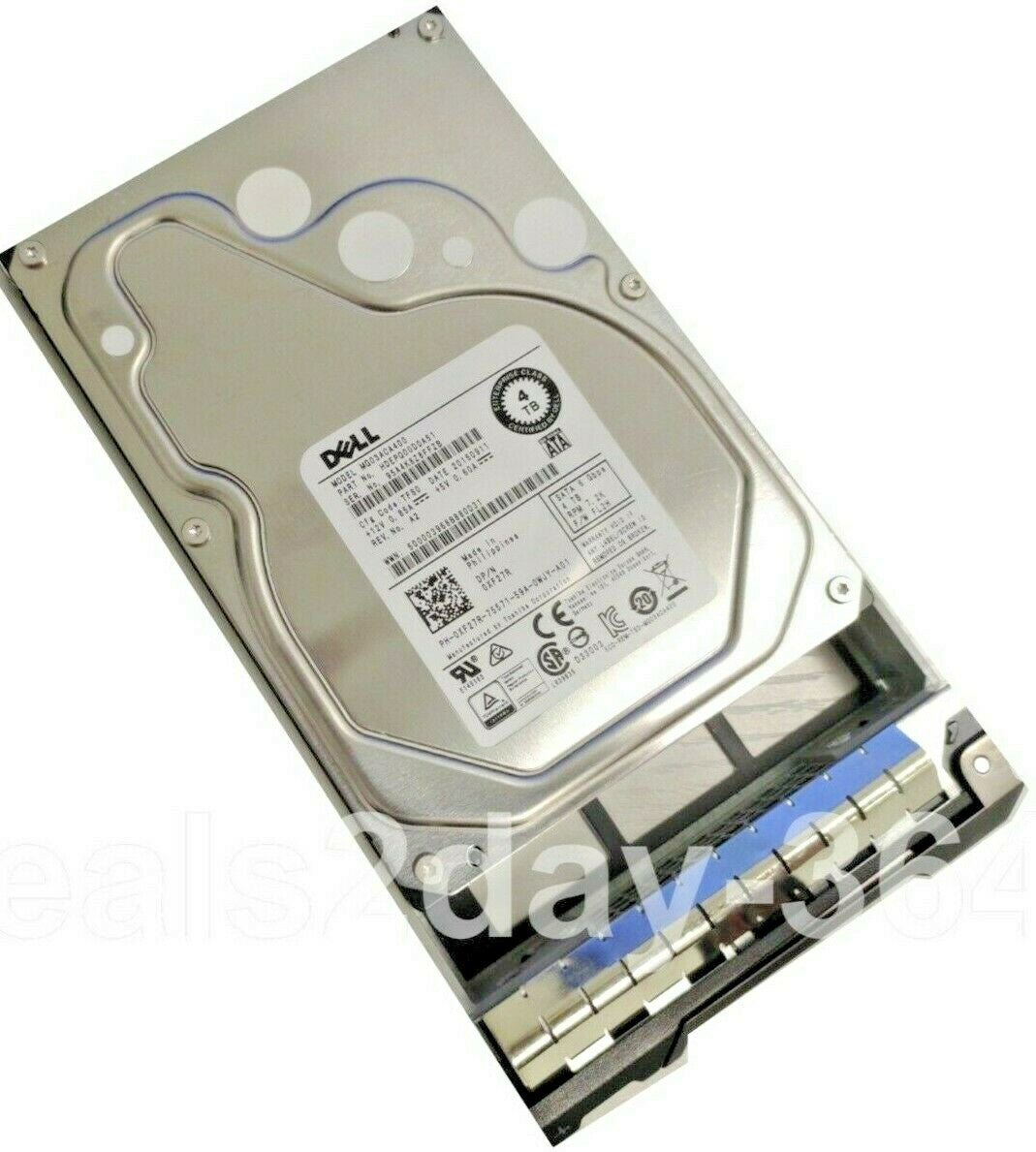 Dell XF27R 0XF27R 4TB 7.2K RPM 6Gb/s 64MB 3.5" SATA Hard Drive W/ Caddy
