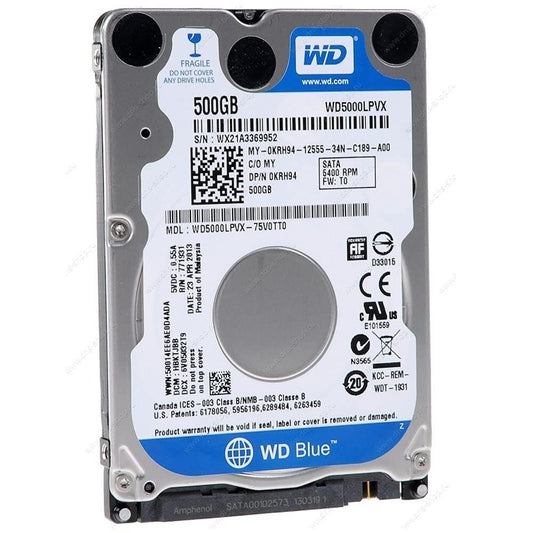 Western Digital 500GB WD5000LPVX 5400RPM SATA 2.5" Laptop Drive  PS4