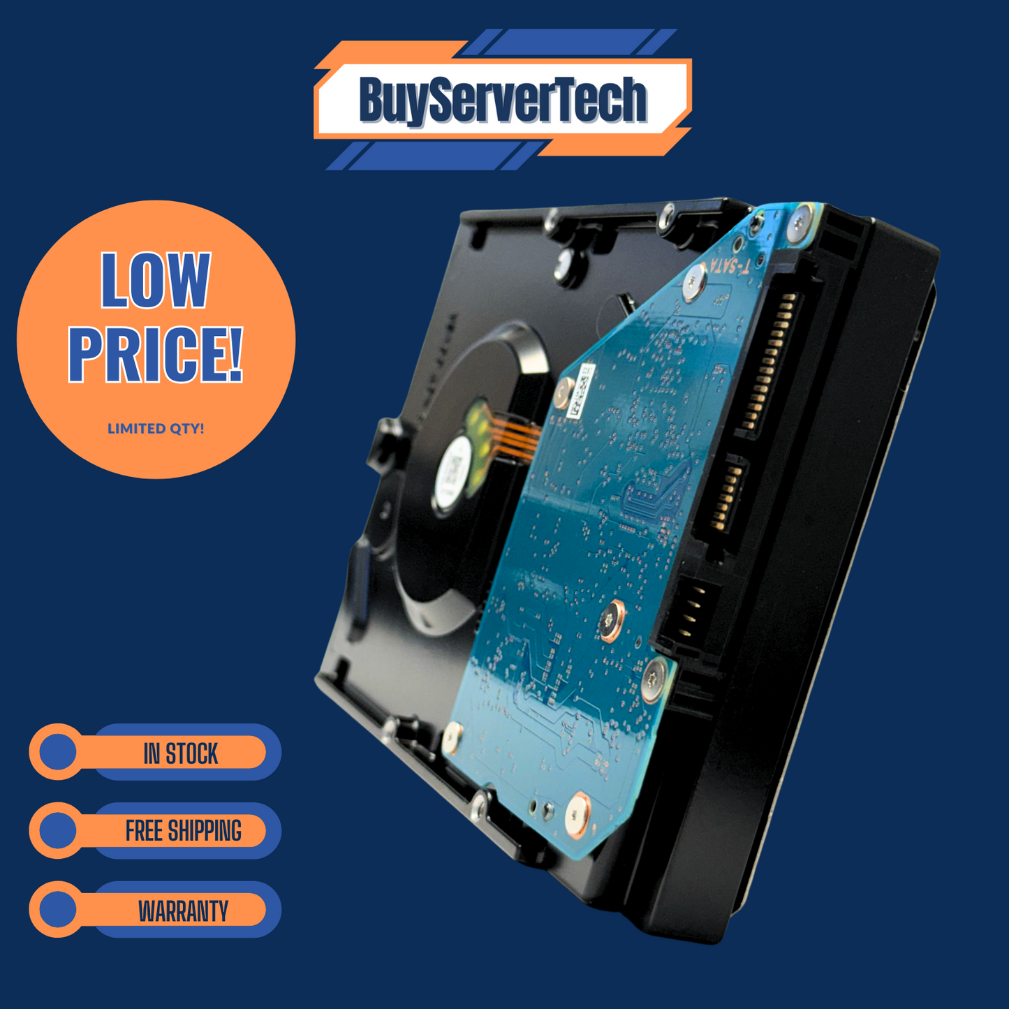 Toshiba MC04ACA400E 4TB 7200RPM 3.5" SATA 6Gb/s HDD 512e 0HRS Enterprise Drive