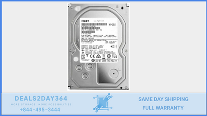 HGST HUS726020ALS210 2TB 7.2K SAS 3.5" 12Gbps Hard Drive ZERO HOURS