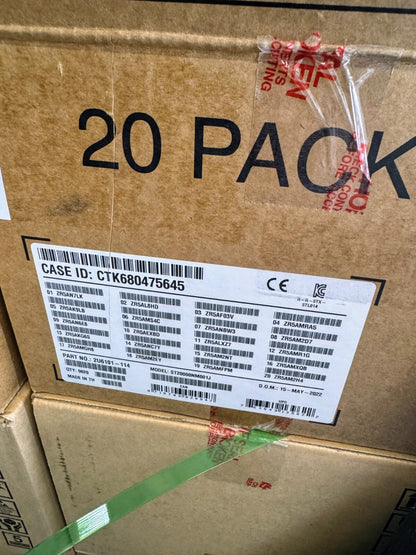 Lot of 20 Seagate Exos X20z 20TB ST20000NM001J 7.2k 3.5" SATA 6Gb/s SMR Ent HDD
