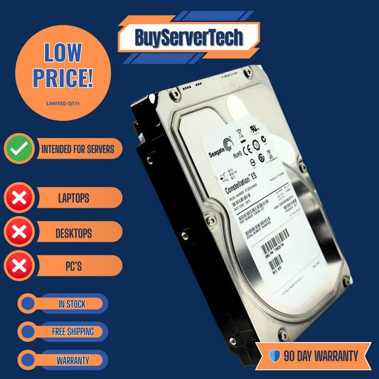 Seagate ST32000444SS 2TB 7200RPM 6Gb/s SAS 3.5" HDD | Constellation ES | 90-Da