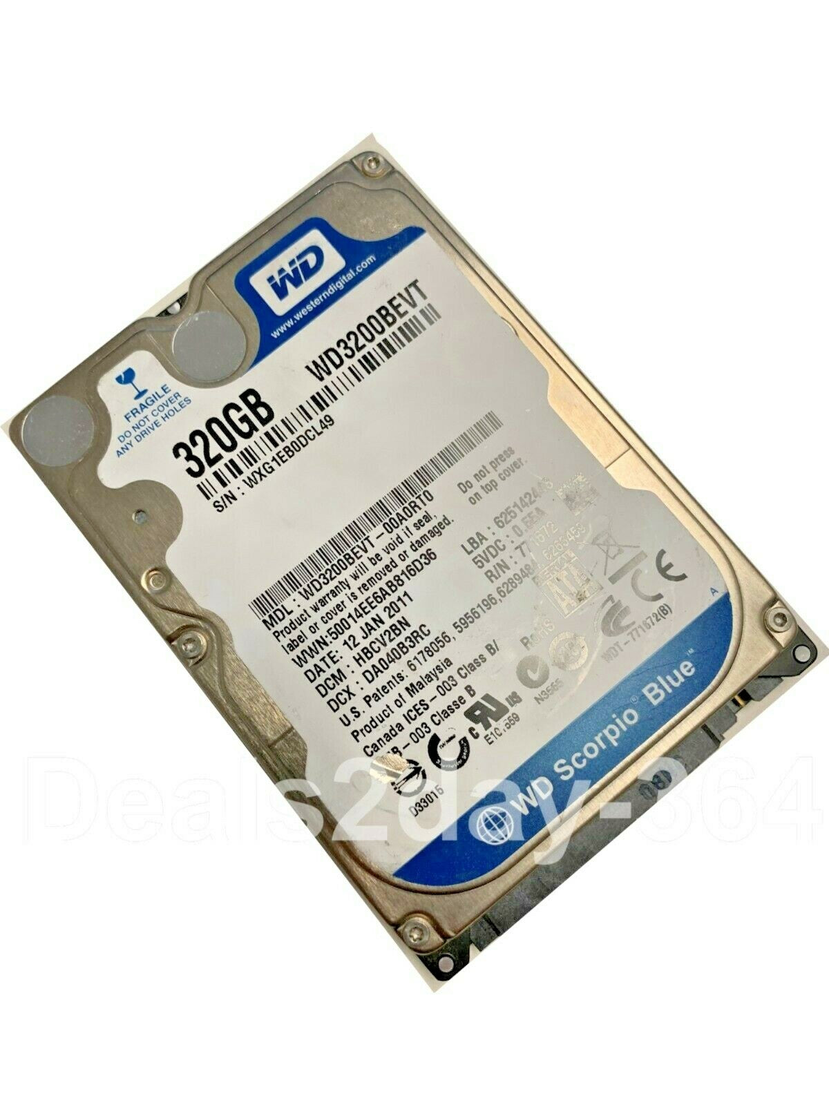 Western Digital Scorpio Blue 320GB 5400RPM WD3200BEVT