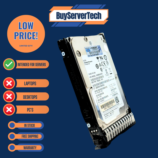 HP 652611-B21 300GB 15K 2.5" SAS 6G SFF HDD 653960-001 + Caddy G8 G9 1YR WTY