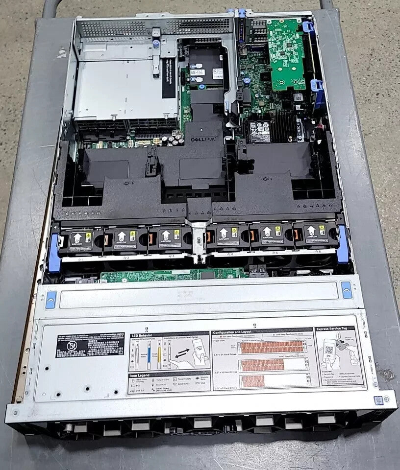 Dell PowerEdge R740xd Server 2.10Ghz 40-Core 768GB RAM 960GB SSD X 24 480GB X 2