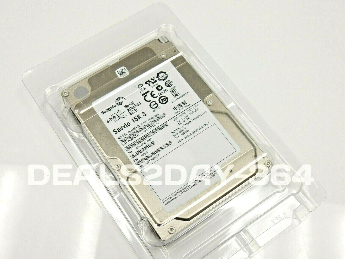 ST9146853SS SEAGATE Savvio 15K3 146GB 2.5'' SAS Hard  not for  laptops or ps4
