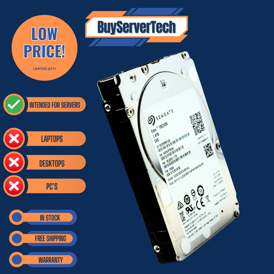 Seagate ST1800MM0129 1.8TB 10K 12Gb/s SAS 2.5" HDD | Exos 10E2400 | 1 YR