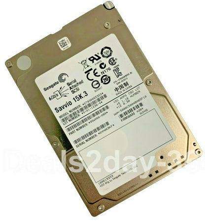 ST9300653SS Seagate 300GB 15K 6Gb/s 64MB 2.5" SAS SERVER HDD Hard Drive