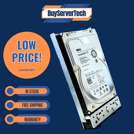 Dell 835R9 0835R9 2TB 7200RPM 6Gbps SATA 3.5" HDD | Hot-Plug Tray