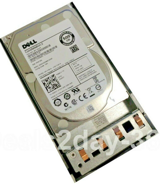 Dell 00X3Y 000X3Y 500GB 7.2K 6G 64MB 2.5in SATA SFF  Drive ST9500620NS w/Caddy