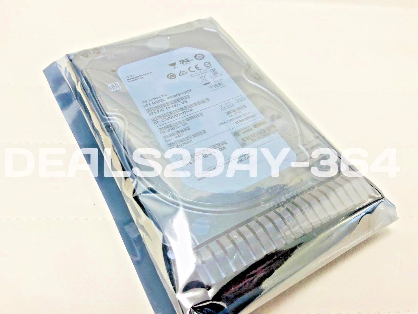 HP 4TB SAS SC HDD 7.2K 6GB 3.5"  695842-001 695510-B21 695507-008 W/ Caddy tray