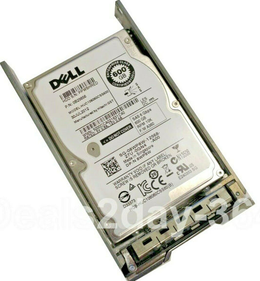 Dell 8WP8W 600GB 10000RPM 6Gb/s 2.5" SAS Drive W/ Caddy not for laptops or ps4