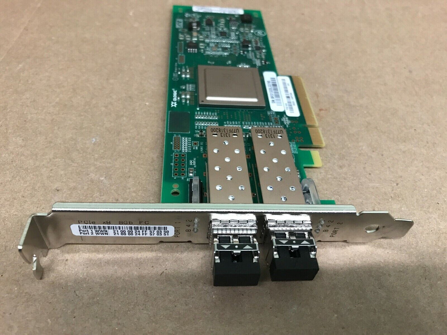 CISCO QLE2562 QLOGIC QLE2562-CK SANBLADE 8GB FC DUAL PORT PCIE HBA FULL BRACKET