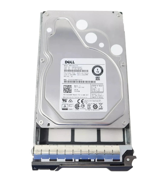 Dell 3C46W 1TB 7.2K SATA Hard Disk Drive With Tray For DELL Poweredge Server