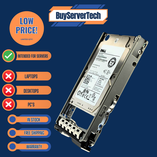 X162K 0X162K 146GB 15K 2.5" SAS 6Gb/s Dell HDD | ST9146852SS | 0 Hours | R-Ser