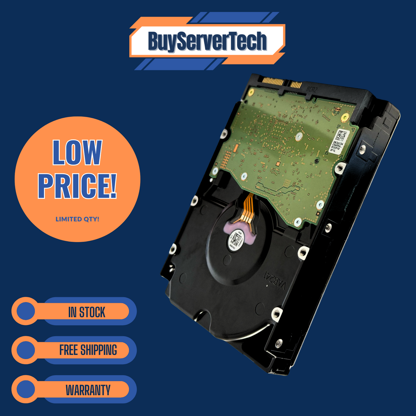 WD RE 3TB 7200RPM 6Gb/s 3.5" SATA HDD WD3000FYYZ 64MB Cache Enterprise Zero Hour
