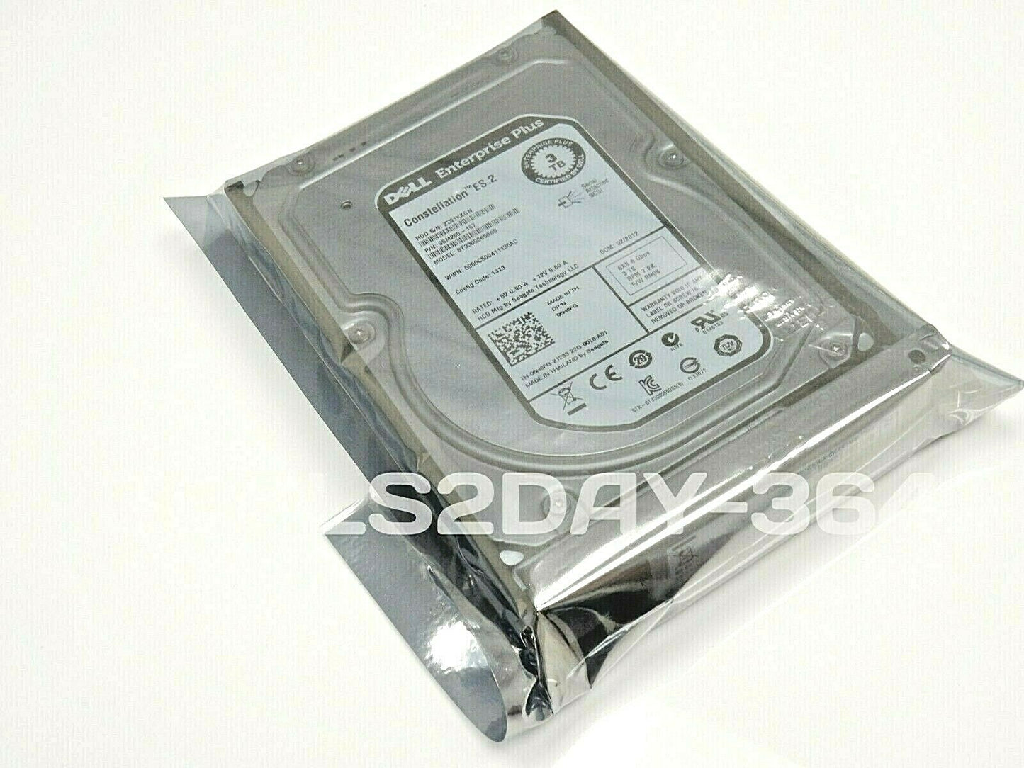 DELL 3TB 7.2K SAS HARD DRIVE 06H6FG PS6110 PS6210 PS6500 HDD w/ TRAY