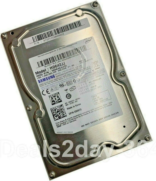 SAMSUNG SPINPOINT F1 HD642JJ 640GB 7200RPM SATA 300 3.5" Hard Drive *NEW