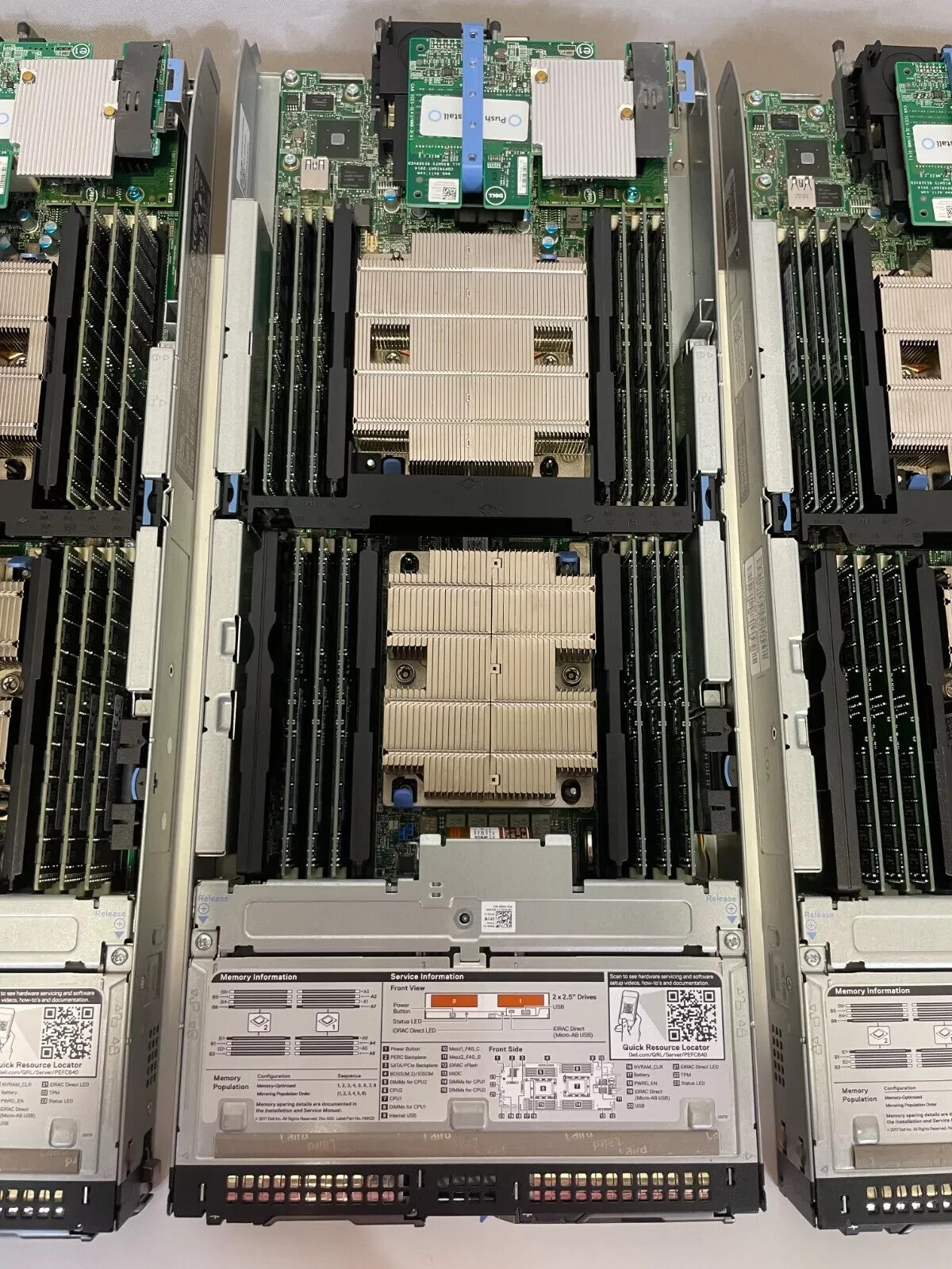 Dell Poweredge FX2S with 4x FC630 8x E5-2698 2.2GHz  512gb Ram  H730p  8x 960gb