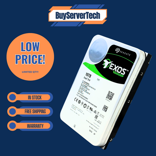 Seagate Exos X14 ST10000NM0568 10TB 256MB 7200RPM SATA 3.5" HDD | 0 Hours
