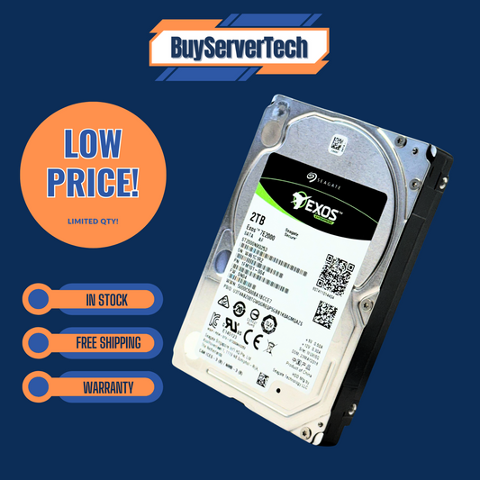 Seagate Exos ST2000NX0253 2TB 7200 128MB 6Gbs SATA 2.5" HDD | Grade A