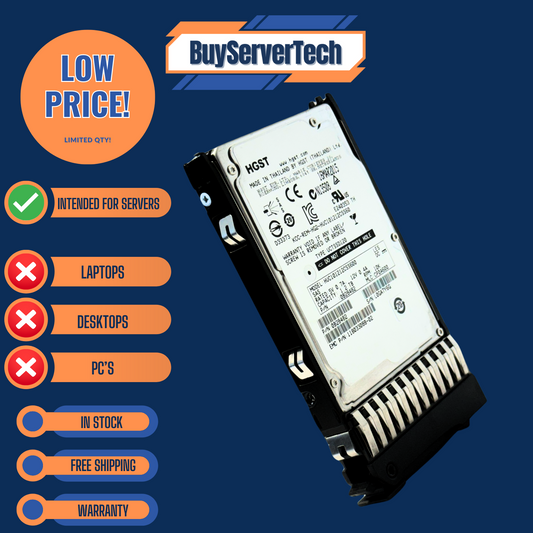 718160-B21 1.2TB 10K SAS 2.5" HDD | Dual Port | 6Gbps | G6 G7 | 718291-001