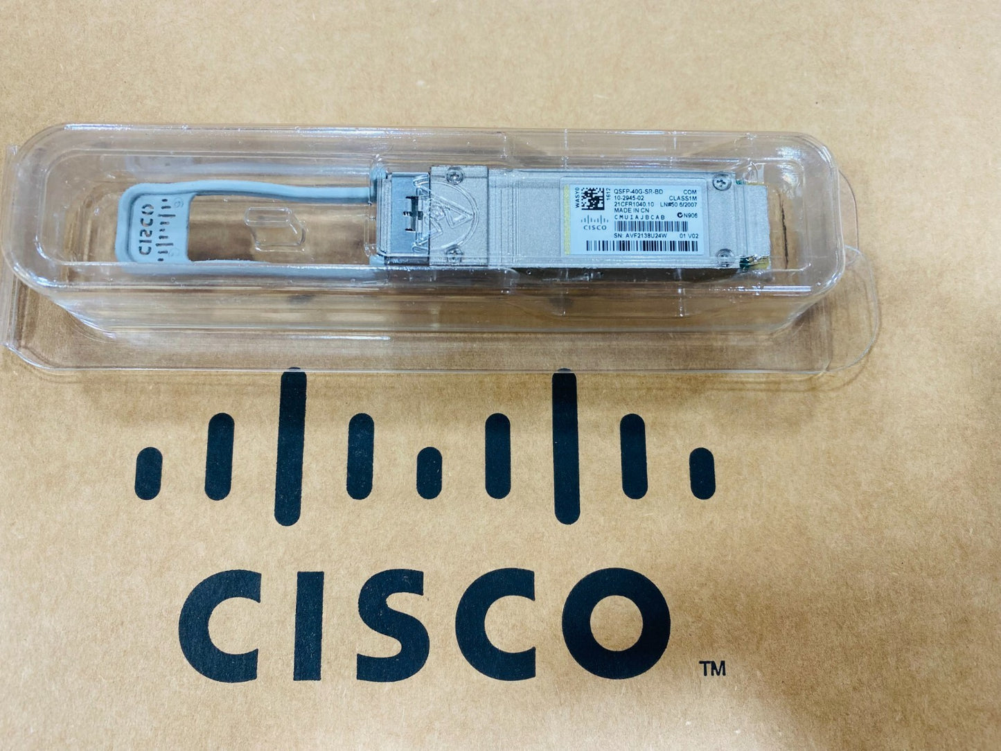 Cisco QSFP-40G-SR-BD 40GBASE-SR-BiDi, duplex MMF QSFP+ Modules 10-2945-02