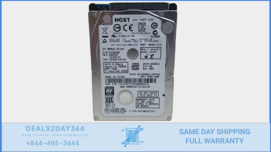 HGST Z7K500 HTS725050A7E630 500 GB 2.5" SATA III Laptop Hard Drive