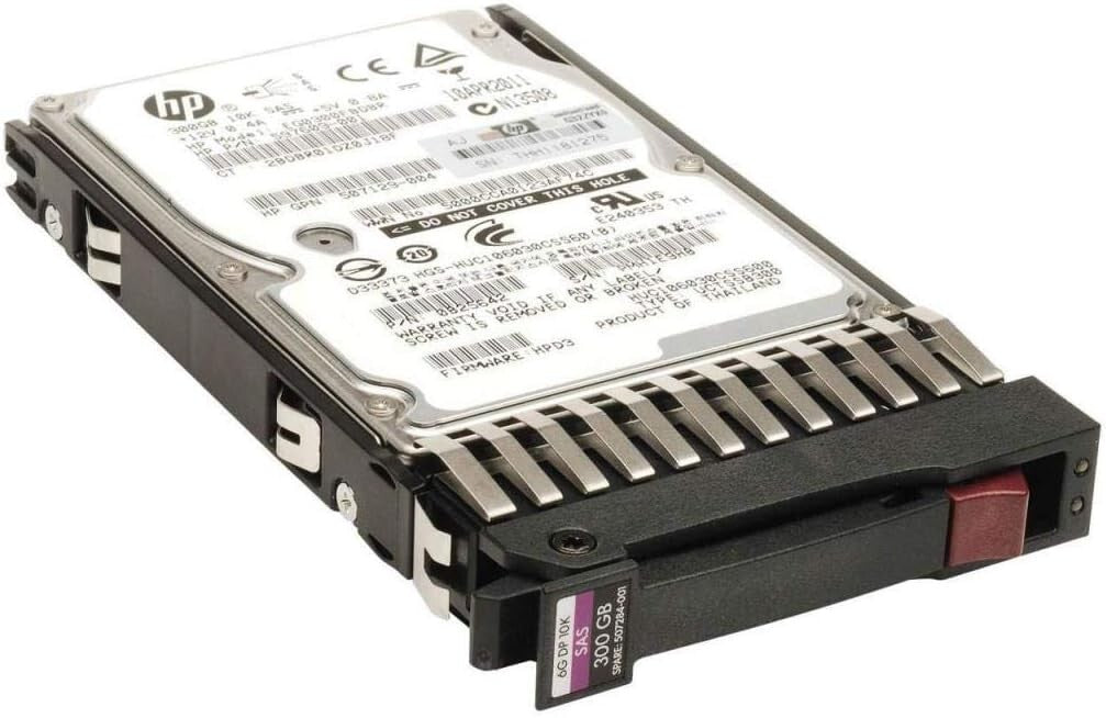 HP 507284-001 300GB 10K 6G 2.5 SAS DUAL PORT HDD HARD DRIVE NEW BULK