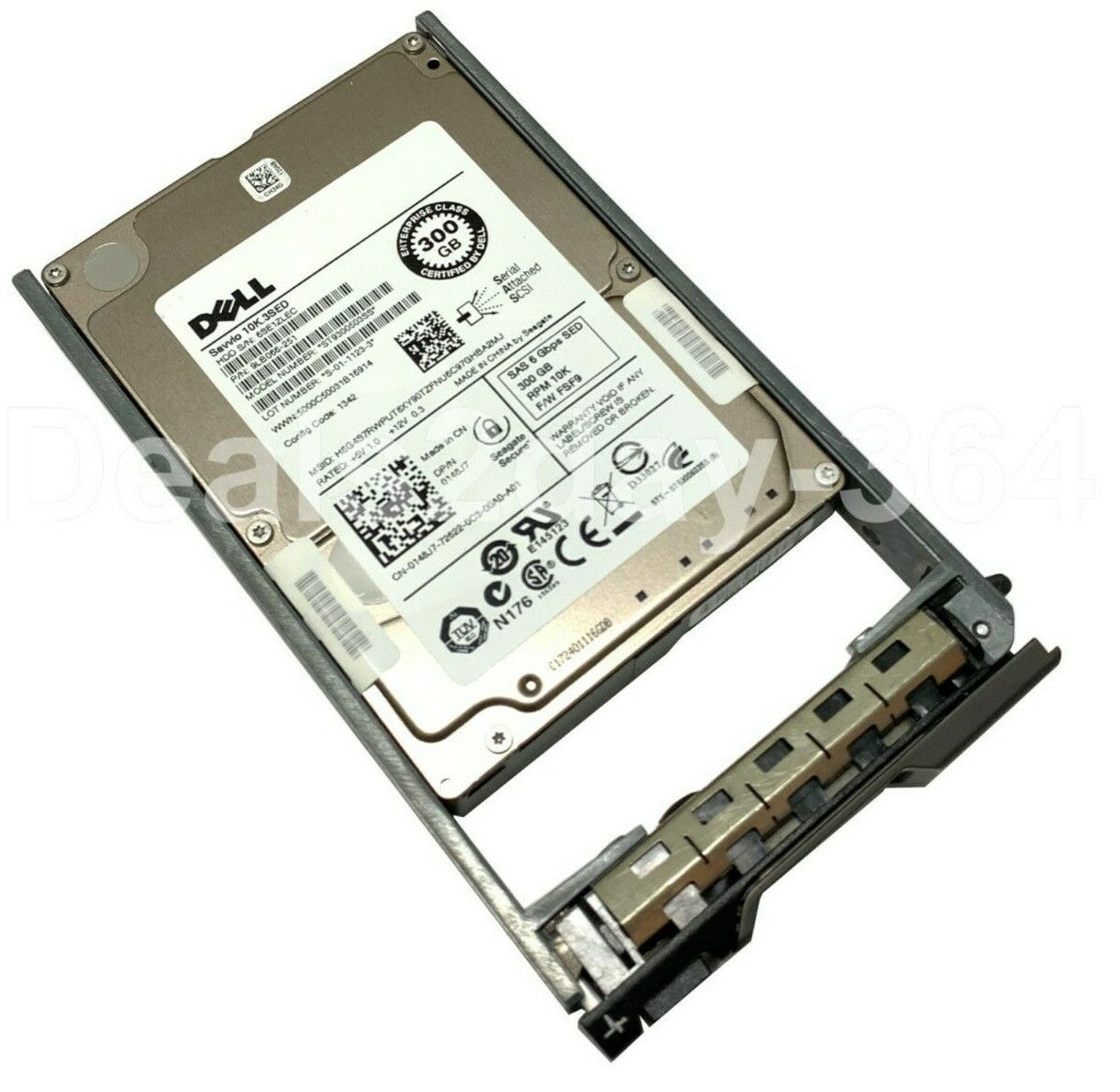 148J7 ST9300503SS DELL 300GB 10K 6G SFF 2.5'' SAS HDD 0148J7 W/ Tray