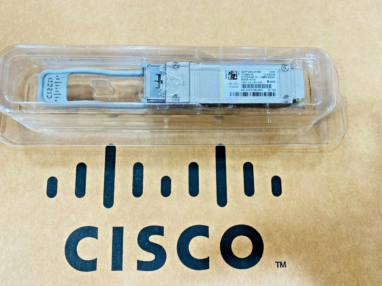 Cisco QSFP-40G-SR-BD 40GBASE-SR-BiDi, duplex MMF QSFP+ Modules 10-2945-02