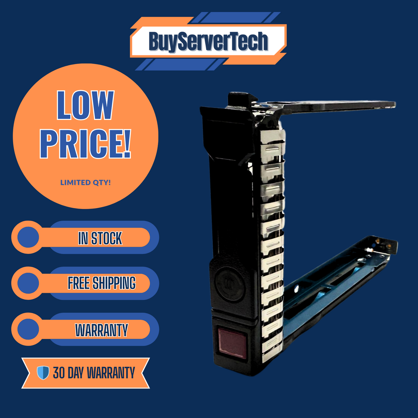 2.5" SFF HDD Caddy Sled For HP ProLiant DL380 DL380p DL360p DL180  Ship From USA