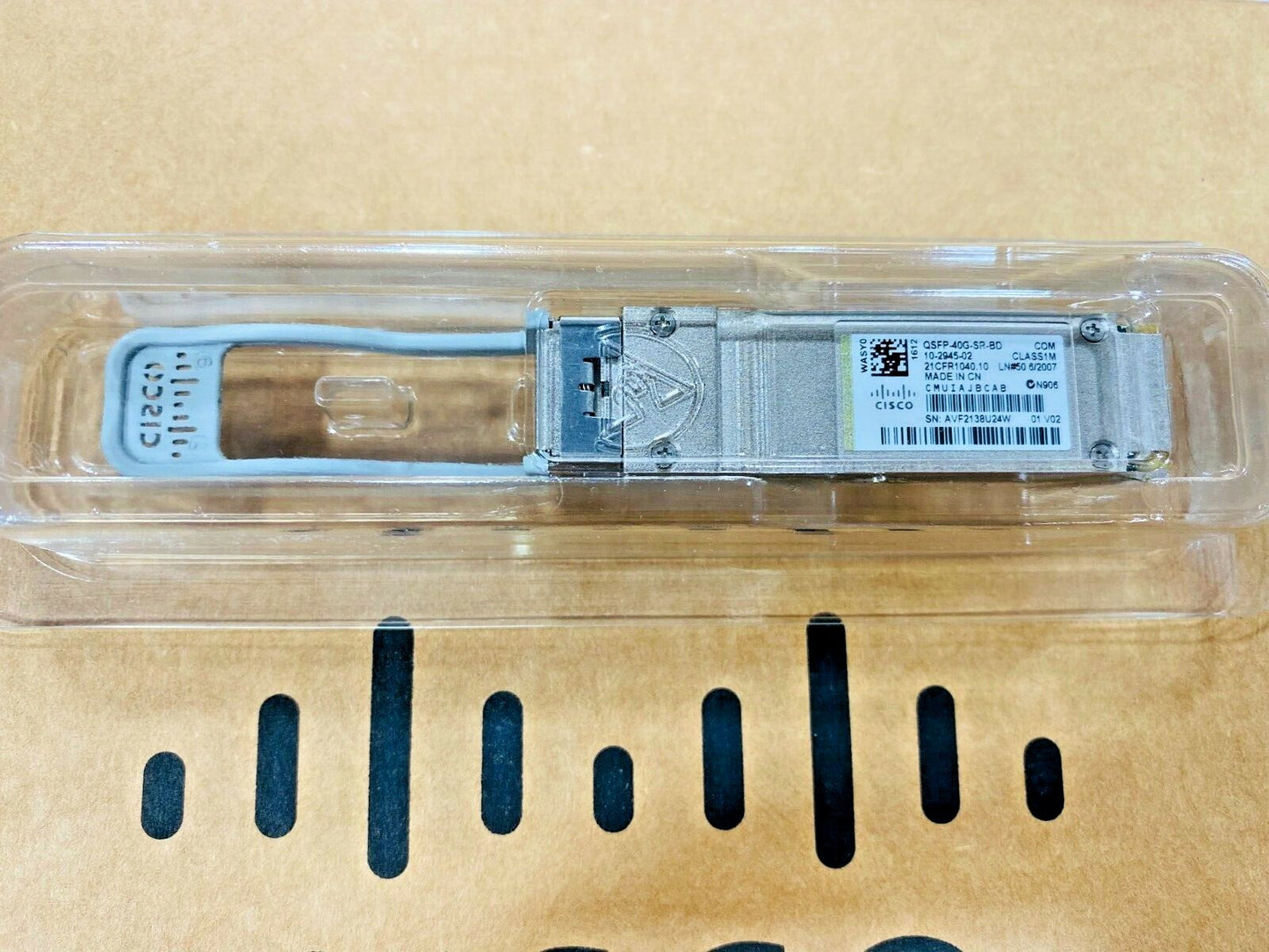 Cisco QSFP-40G-SR-BD 40GBASE-SR-BiDi, duplex MMF QSFP+ Modules 10-2945-02