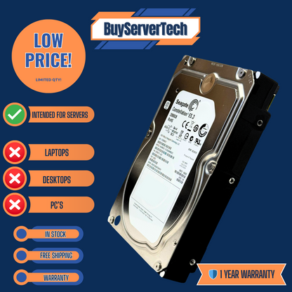 Seagate ST3000NM0023 3TB 7200RPM 6Gb/s SAS 3.5" HDD | Constellation ES.3 | 1 Yr