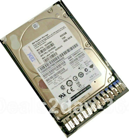 IBM 00AR394  600GB 10K HARD DRIVE  2.5INCH SAS   w/ Caddy tray not for laptop