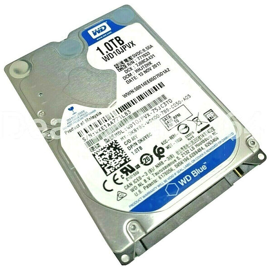 Western Digital WD10JPVX 1TB 5400RPM 6Gb/s 2.5" SATA LAPTOP Hard Drive