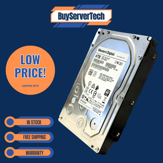 HUS726T4TALE6L4 Western Digital Ultrastar 4TB SATA 6Gbps 3.5" HDD DC HC310