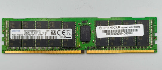 Samsung 64GB 2Rx4 PC4-2933 RDIMM DDR4-23400 ECC REG Registered Server Memory R