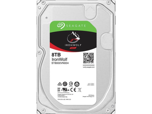 Seagate Internal Hard Drive ST8000VN004 8TB 7200 RPM 256MB Cache