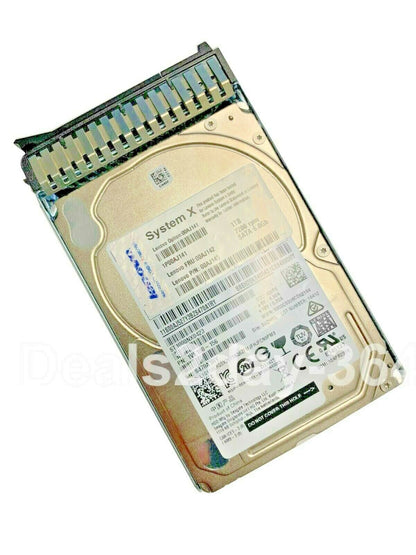 Lenovo/IBM 00AJ141 00AJ142 00AJ143 System X 1TB 2.5" 7.2K SATA HDD 64 MB Cache